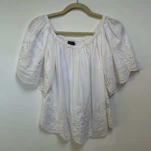 Polo Ralph lauren women’s off the shoulder white top